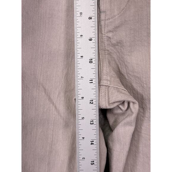 Apiece Apart Jeans 8 Womens High Rise Cropped Wide Leg Beige Denim - Picture 5 of 8